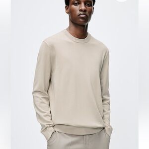 H&M Cream Slim Fit Sweater